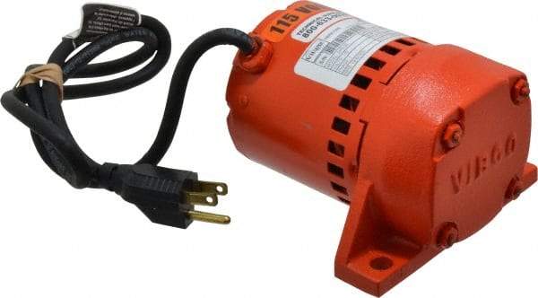 Vibco - 1 Phase, 0.5 Amp, 115 Volt, 5" Long, Electric Vibrators - 0 to 20 Lbs. Force, 45 Decibels - Apex Tool & Supply