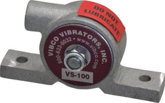 Vibco - 20 Lb. Force, 4 Cubic Feet per Minute, 12,000 RPM, 66 Decibel, Pneumatic Vibrator - 3-7/8" Long x 3/4" Wide x 2" High, 1/8 Port Inlet - Apex Tool & Supply
