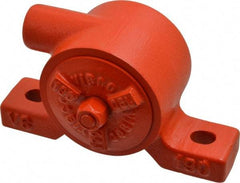 Vibco - 270 Lb. Force, 9 Cubic Feet per Minute, 7,200 RPM, 70 Decibel, Pneumatic Vibrator - 5-1/16" Long x 1-5/16" Wide x 3-5/8" High, 1/4 Port Inlet - Apex Tool & Supply