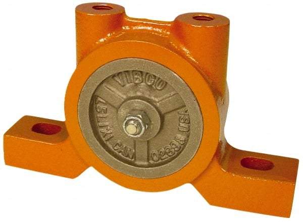 Vibco - 600 Lb. Force, 20 Cubic Feet per Minute, 6,500 RPM, 82 Decibel, Pneumatic Vibrator - 7-7/8" Long x 3-1/4" Wide x 5-7/16" High, 3/8 Port Inlet, 1/2 Port Outlet - Apex Tool & Supply