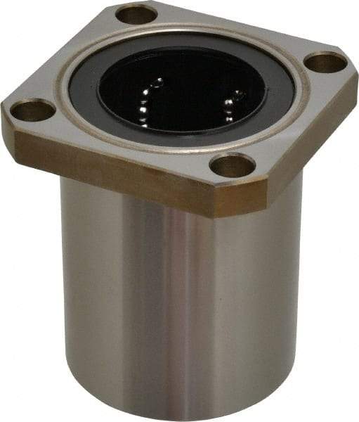 Value Collection - 2" ID, Square Flanged Single Linear Bearing - 3" OD - Apex Tool & Supply