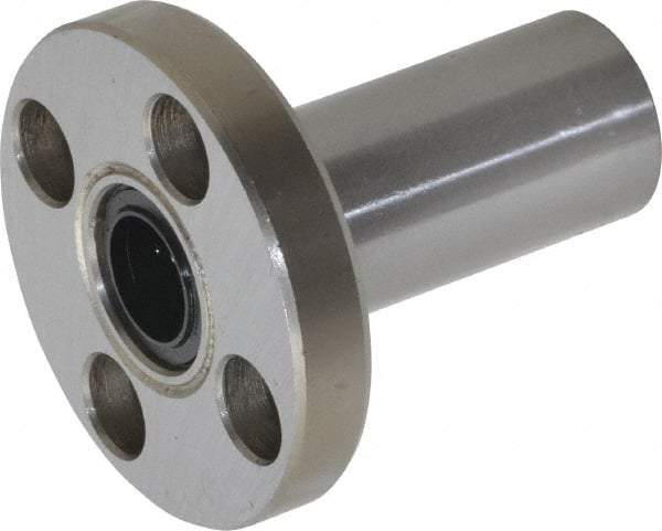 Value Collection - 3/8" ID, Round Flanged Double Linear Bearing - 5/8" OD - Apex Tool & Supply