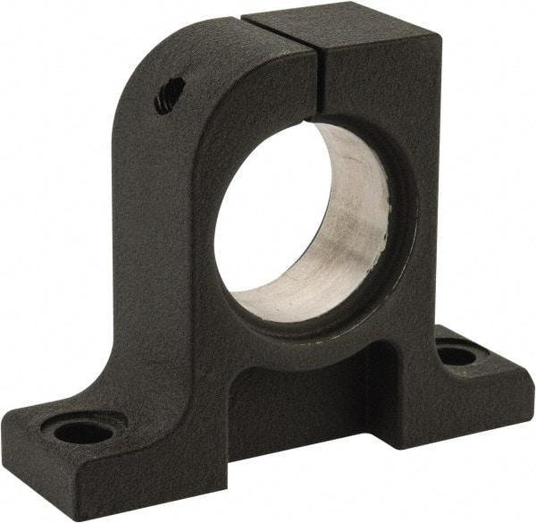 Thomson Industries - 40mm Diam, Malleable Iron Alloy Shaft Support - Plain Shafting - Apex Tool & Supply