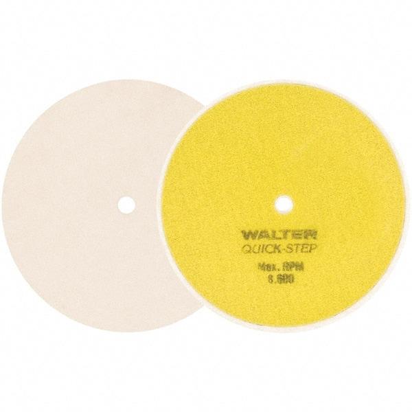 WALTER Surface Technologies - 6" Diam, Unmounted Buffing Wheel - Hook & Loop Felt Disc, High Density Density - Apex Tool & Supply