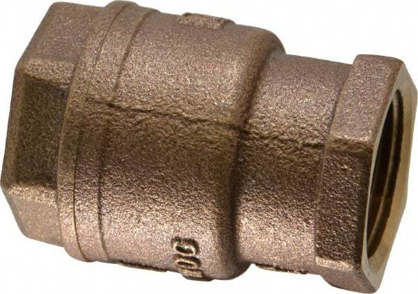 Legend Valve - 1" Bronze Check Valve - Inline, FNPT x FNPT, 250 WOG - Apex Tool & Supply