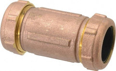 Legend Valve - 1-1/4" Pipe, 1-1/2" Copper Tube, Brass Compression Pipe Coupling - 125 psi WOG Rating - Apex Tool & Supply