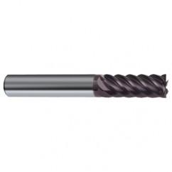 14mm Dia. - 83mm OAL - 45° Helix Firex Carbide End Mill - 6 FL - Apex Tool & Supply