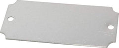 C.H. Hanson - 3-1/16 Inch Wide, Style 3, Stainless Steel Blank Metal Plate - 1-7/16 Inch High, 10 Pieces - Apex Tool & Supply