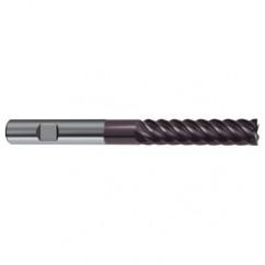 8mm Dia. - 100mm OAL - 45° Helix Firex Carbide End Mill - 6 FL - Apex Tool & Supply