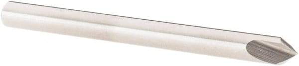 Value Collection - 90° Incl Angle, 1/8" Shank Diam, 1-1/2" OAL, 1/8" Cut Diam, Conical Engraving Cutter - 0.06" LOC, 2 Flutes, Right Hand Cut, Micrograin Solid Carbide, Uncoated - Apex Tool & Supply
