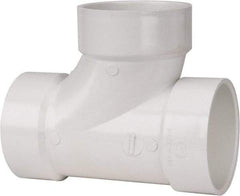 B&K Mueller - 4", PVC Drain, Waste & Vent Pipe Sanitary Tee - Hub x Hub x Hub - Apex Tool & Supply