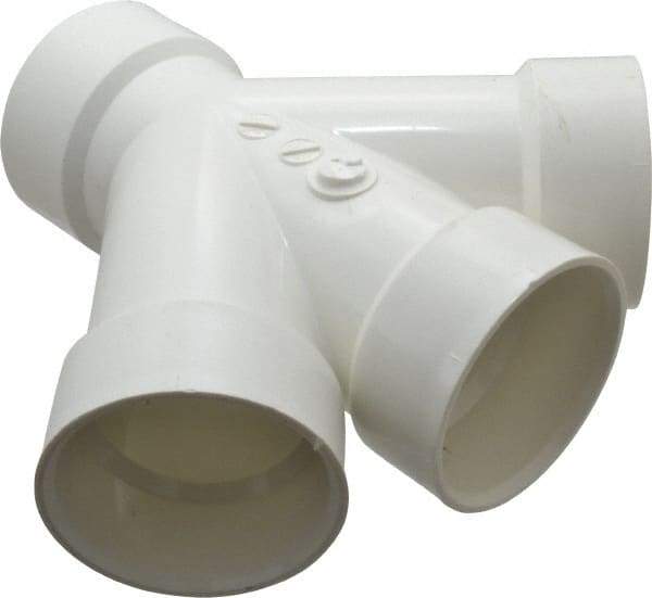 B&K Mueller - 3", PVC Drain, Waste & Vent Pipe Combination TY - Hub x Hub x Hub - Apex Tool & Supply
