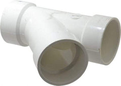 B&K Mueller - 3", PVC Drain, Waste & Vent Pipe 45 Wye - Hub x Hub x Hub - Apex Tool & Supply
