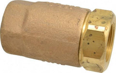 Conbraco - 1-1/4" Bronze Check Valve - Inline, FNPT x FNPT - Apex Tool & Supply