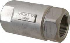Conbraco - 1-1/2" Stainless Steel Check Valve - Inline, FNPT x FNPT - Apex Tool & Supply