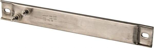 Hotwatt - 240 Volt, 750 Watt, 12" Long Channel Strip Heater - 7-1/4" Hot Length, 37 Watt per Sq In - Apex Tool & Supply