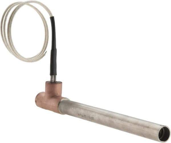 Hotwatt - 6.37" Long 400 Watt Inline Heater - 22 Watt/Sq In, 120 Volt, 12 Leads - Apex Tool & Supply