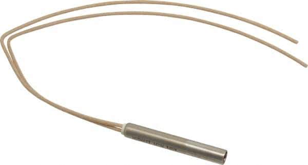 Hotwatt - 120 Volt, 3/8" Diam, 100 Watt, Low Density Cartridge Heater - 2-1/2" Long, 40 Watts per Sq In - Apex Tool & Supply