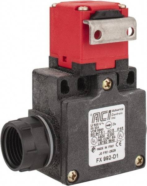 ACI - 10 Amp, 24-300 VDC, 250-600 VAC, 2 Pole Fused Safety Switch - 10 Amp, 24-300 VDC, 250-600 VAC, 1.969 Inch Wide x 1.24 Inch Deep x 3.41 Inch High, Nonmetallic, 2NC Contact Configuration - Apex Tool & Supply