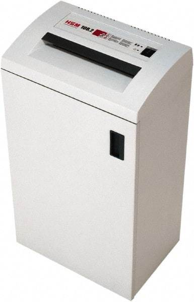 Ability One - 1/4" Strip, Single State Mixed Media Destroyer Strip Cut Shredder - 15-3/4" Long x 28-1/2" Wide x 11" High, Level 2 Security - Apex Tool & Supply