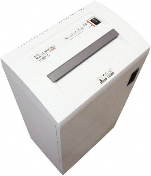 Ability One - 1/8 x 1-1/8" Strip, Single State Mixed Media Destroyer Cross Cut Shredder - 15-3/4" Long x 28-1/2" Wide x 11" High, Level 3 Security - Apex Tool & Supply