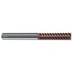 8mm Dia. - 100mm OAL - 55° Helix Firex Carbide End Mill - 6 FL - Apex Tool & Supply