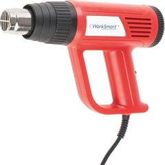 Value Collection - 104 to 932°F Heat Setting, Heat Gun - 120 Volts, 12.5 Amps, 1,500 Watts, 6' Cord Length - Apex Tool & Supply