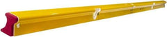 Stabila - 96" Long 3 Vial R-Beam Level - Aluminum, Yellow, 2 Plumb & 1 Level Vials - Apex Tool & Supply