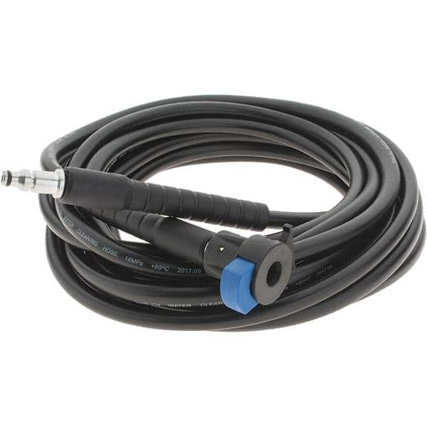 PRO-SOURCE - 2,600 Max psi Fixed Pressure Washer Hose - 25' Long, 6.35 Orifice, 1/4" Hole Size - Apex Tool & Supply