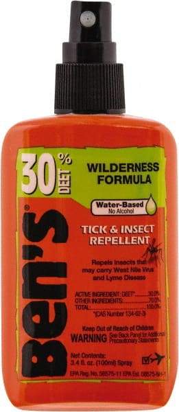 Ben's - 3.4 oz 30% DEET Pump Spray - For Ticks, Mosquitos, Disease Carrying Insects - Apex Tool & Supply