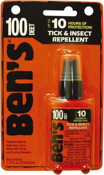 Ben's - 1.25 oz 100% DEET Pump Spray - For Ticks, Mosquitos, Disease Carrying Insects - Apex Tool & Supply