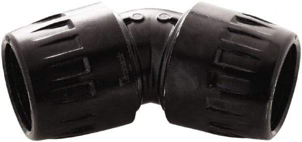Transair - 7/8" ID, 25mm OD, 45° Union Elbow - Plastic, 232 Max psi - Apex Tool & Supply