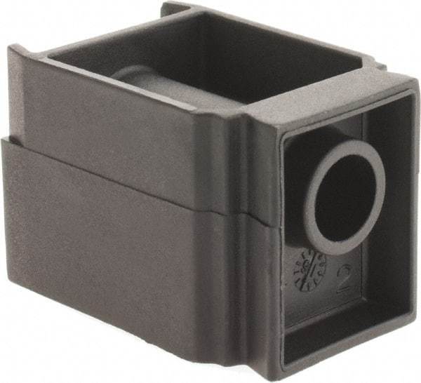 Transair - 7/16" OD, Spacer Block for Pipe Clips - Plastic, 232 Max psi, 1-3/16" Long - Apex Tool & Supply