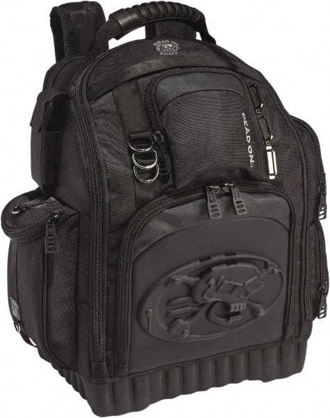Dead On - 34 Pocket Black Polyester Backpack Tool Bag - 17" Wide x 10" Deep x 20" High - Apex Tool & Supply