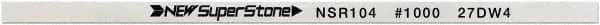 Value Collection - Flat Ceramic Finishing Stick - 100mm Long x 0.5mm Wide x 10mm Thick, 1,000 Grit - Apex Tool & Supply