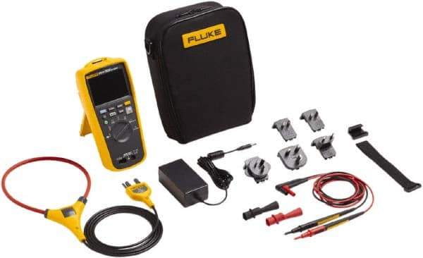 Fluke - 279FC/IFLEX, CAT IV, CAT III, 1,000 VAC/VDC, Digital True RMS Auto Ranging Manual Ranging Thermal Imaging Multimeter - 50 mOhm, Measures Voltage, Capacitance, Current, Frequency, Resistance, Temperature (IR) - Apex Tool & Supply