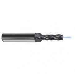 M16 x 2.0 4FL Carbide Thread Mill Tap-Coolant Thru-TiCN - Apex Tool & Supply
