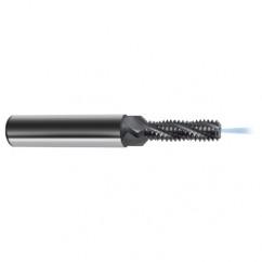 M16 x 1.5 4FL Carbide Thread Mill Tap-Coolant Thru-TiCN - Apex Tool & Supply