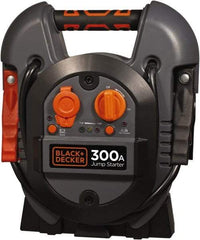 Black & Decker - 12 Volt Jump Starter - 300 Amps, 600 Peak Amps - Apex Tool & Supply