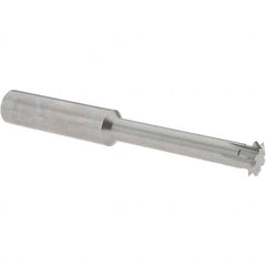 Accupro - 1/2° 1/2" Cut Diam, 0.109" Cut Width, 1/2" Shank, Solid Carbide Double-Angle Cutter - Apex Tool & Supply