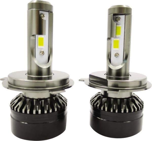 PRO-SOURCE - 5,000 Lumens, 12-24 VDC, H4 & 9003 LED Headlight - 6500K Cool White Color Scale, 30 Low/High Watt, 30,000 to 50,000 Average Life Hours - Apex Tool & Supply