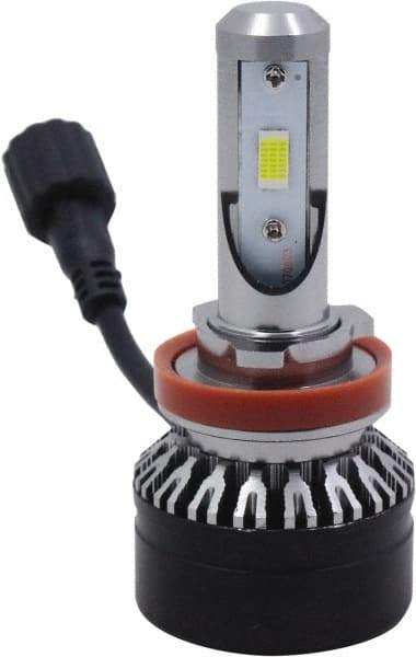 PRO-SOURCE - 5,000 Lumens, 12-24 VDC, H7 LED Headlight - 6500K Cool White Color Scale, 30 Low/High Watt, 30,000 to 50,000 Average Life Hours - Apex Tool & Supply