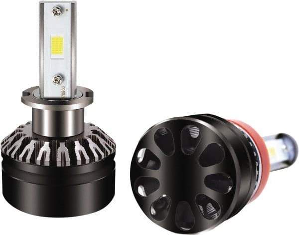 PRO-SOURCE - 5,000 Lumens, 12-24 VDC, H3 LED Headlight - 6500K Cool White Color Scale, 30 Low/High Watt, 30,000 to 50,000 Average Life Hours - Apex Tool & Supply