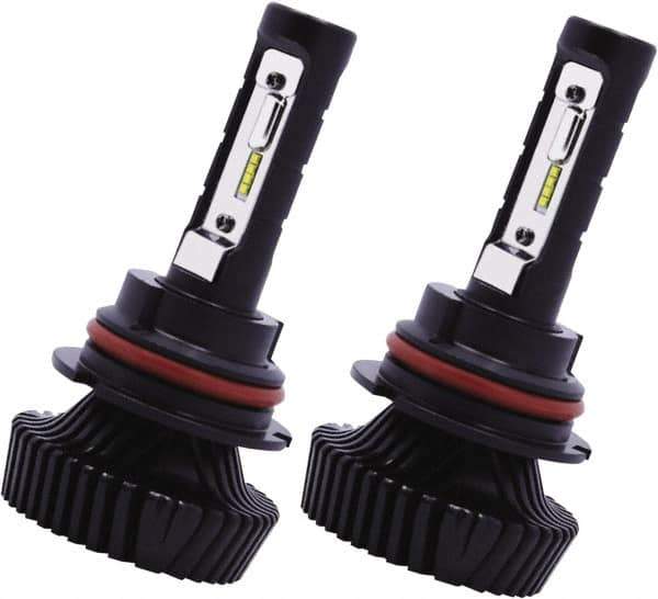 PRO-SOURCE - 4,500 Lumens, 10-40 VDC, 9007 LED Headlight - 6500K Cool White Color Scale, 40 Low/High Watt, 30,000 to 50,000 Average Life Hours - Apex Tool & Supply