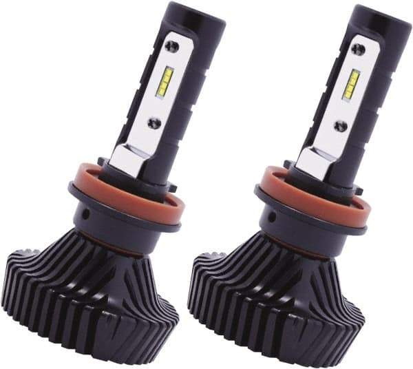 PRO-SOURCE - 4,500 Lumens, 10-40 VDC, H8, H9 & H11 LED Headlight - 6500K Cool White Color Scale, 40 Low/High Watt, 30,000 to 50,000 Average Life Hours - Apex Tool & Supply