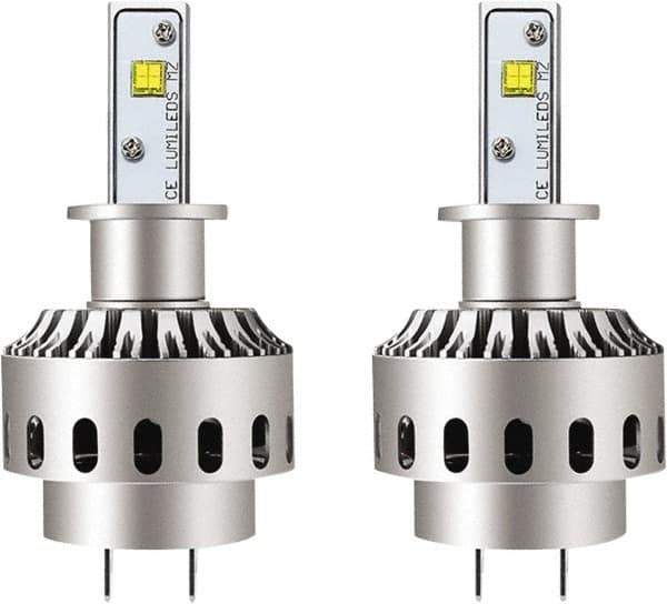 PRO-SOURCE - 8,000 Lumens, 12-24 VDC, H3 LED Headlight - 6500K Cool White Color Scale, 40 Low/High Watt, 30,000 to 50,000 Average Life Hours - Apex Tool & Supply