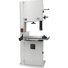 Jet - 20" Throat Capacity, Step Pulley Vertical Bandsaw - 2,530/4,850 SFPM, 3 hp, Single Phase - Apex Tool & Supply