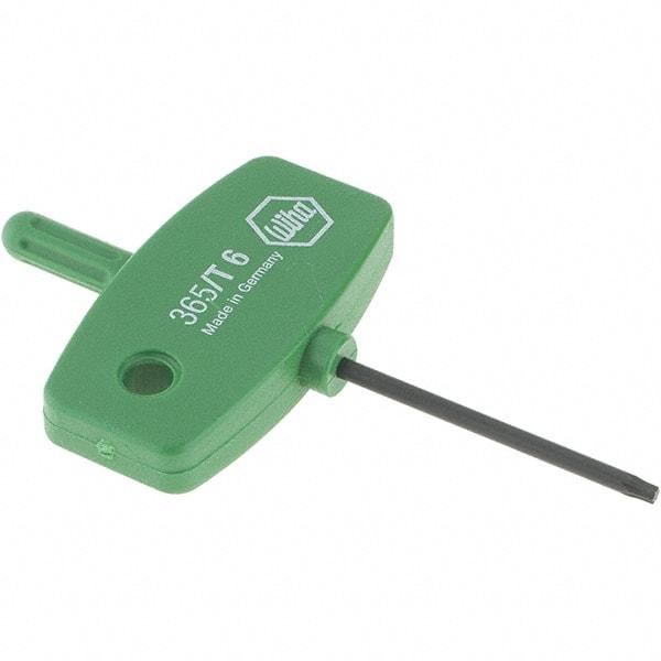 Wiha - T6 Torx Key - Wing Handle, 35mm Length Under Head, 2.7" OAL - Apex Tool & Supply