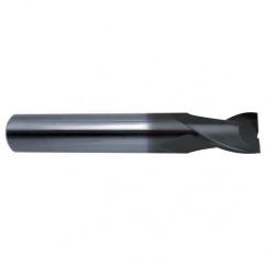 1/2 Dia. x 3 Overall Length 2-Flute Square End Solid Carbide SE End Mill-Round Shank-Center Cut-Super-A - Apex Tool & Supply