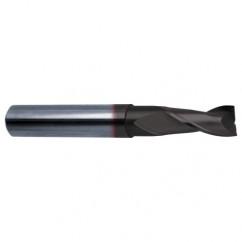 5/16 Dia. x 3 Overall Length 2-Flute Square End Solid Carbide SE End Mill-Round Shank-Center Cut-Super-A - Apex Tool & Supply